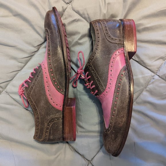 Cole Haan - Men\'s Fashion Shoes - Pink and Steel Gray - Size 8M main image 4